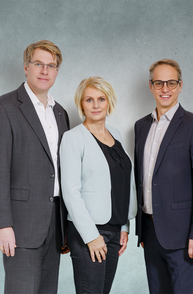 Drei Persönlichkeiten, ein Ziel: Daniel Wensauer-Sieber, Elke Sieber und Andreas Ruf arbeiten an Transformation mit Substanz.